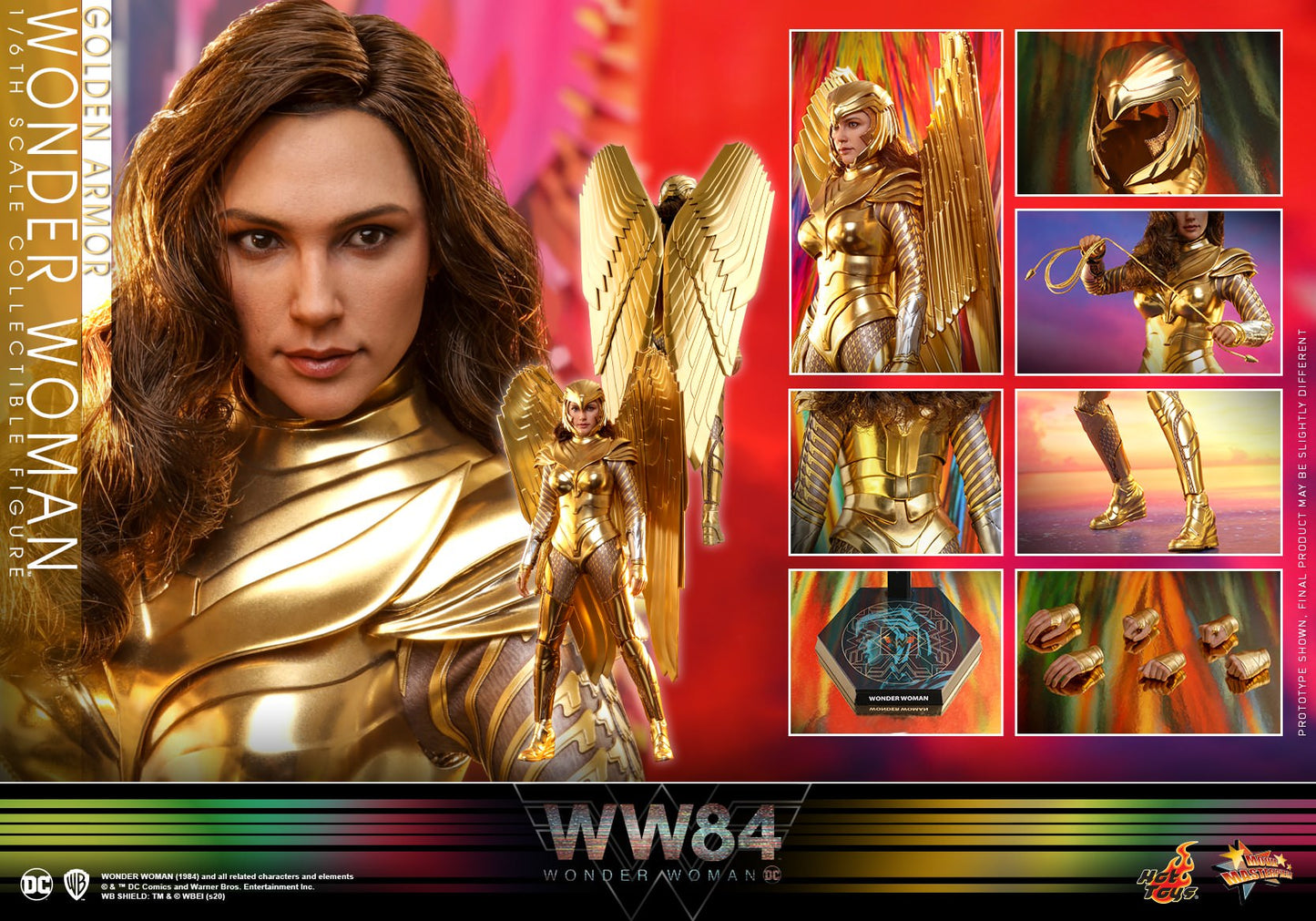 Wonder Woman Golden Armor 1/6 - Wonder Woman 1984 Hot Toys