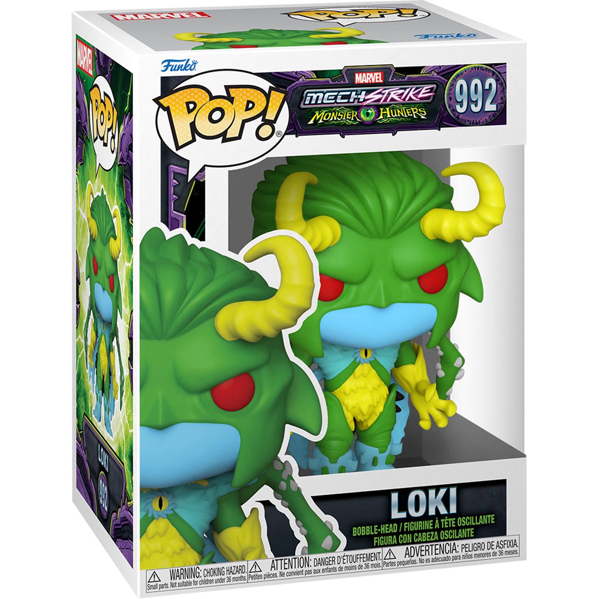 Loki 992 - Funko Pop! Marvel's Mech Strike: Monster Hunters