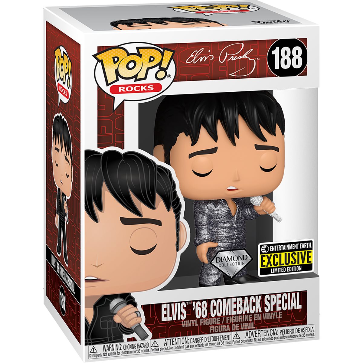 Elvis '68 Comeback Special 188 EE Exclusive - Funko Pop! Rocks