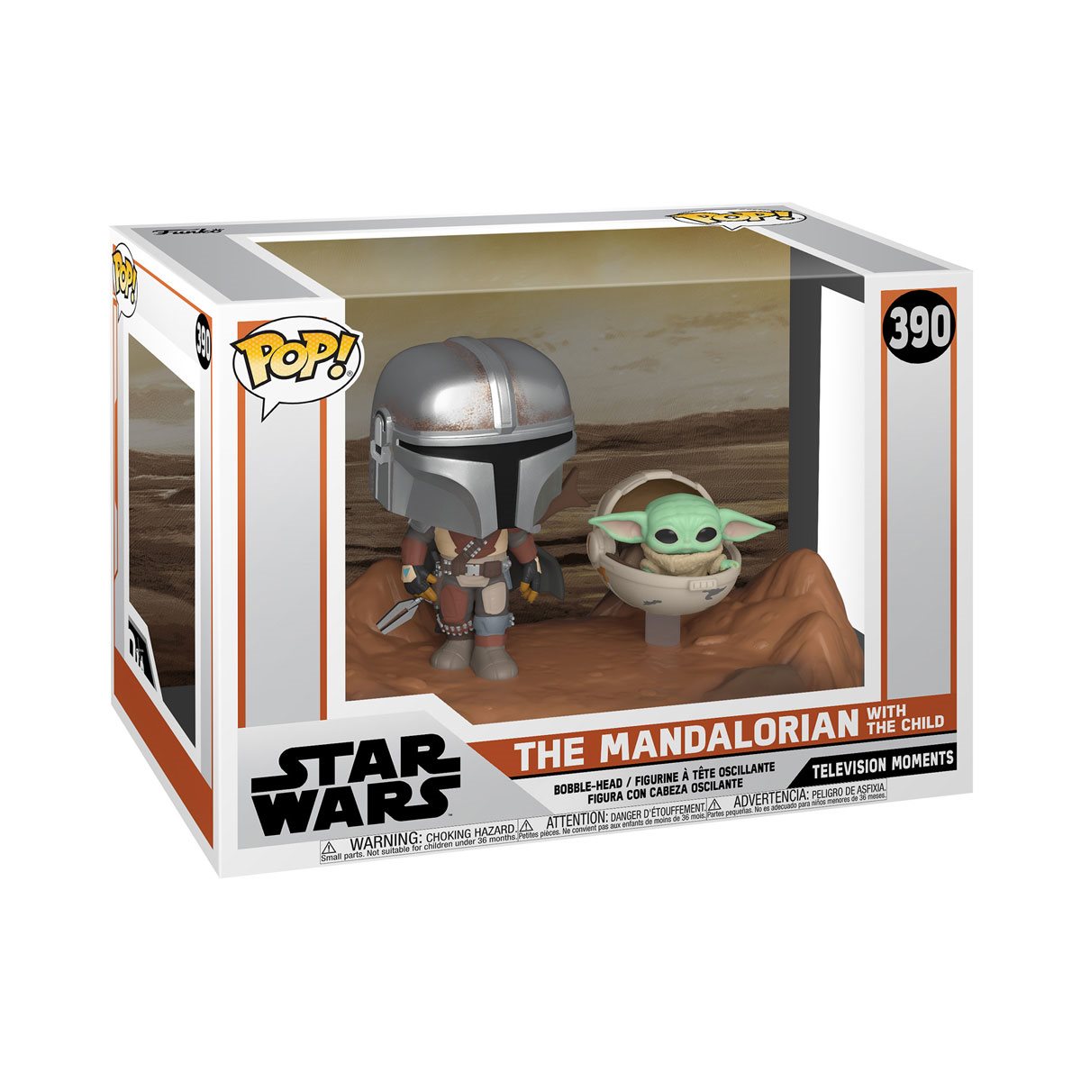 The Mandalorian and The Child 390 - Funko Pop! Star Wars: Television Moments