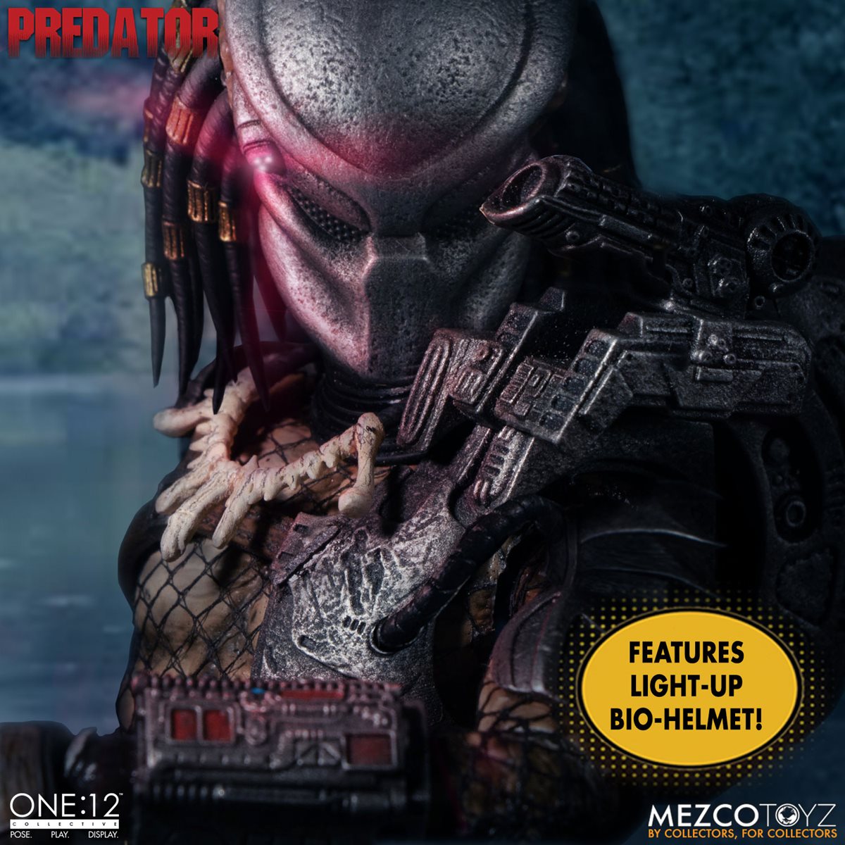 Jungle Hunter Predator One:12 Deluxe - Predator Mezco Toyz