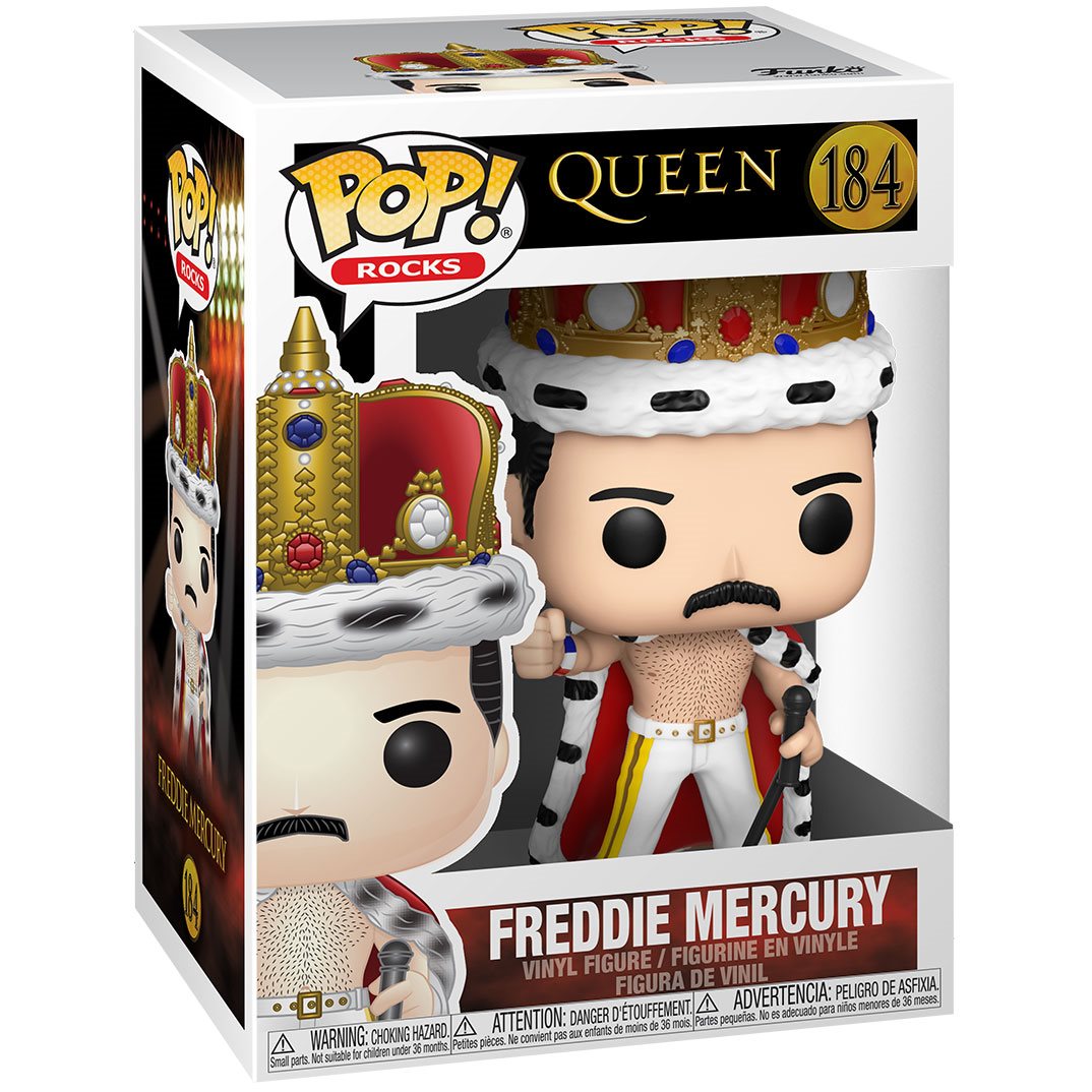 Freddie Mercury King 184 - Funko Pop! Rocks