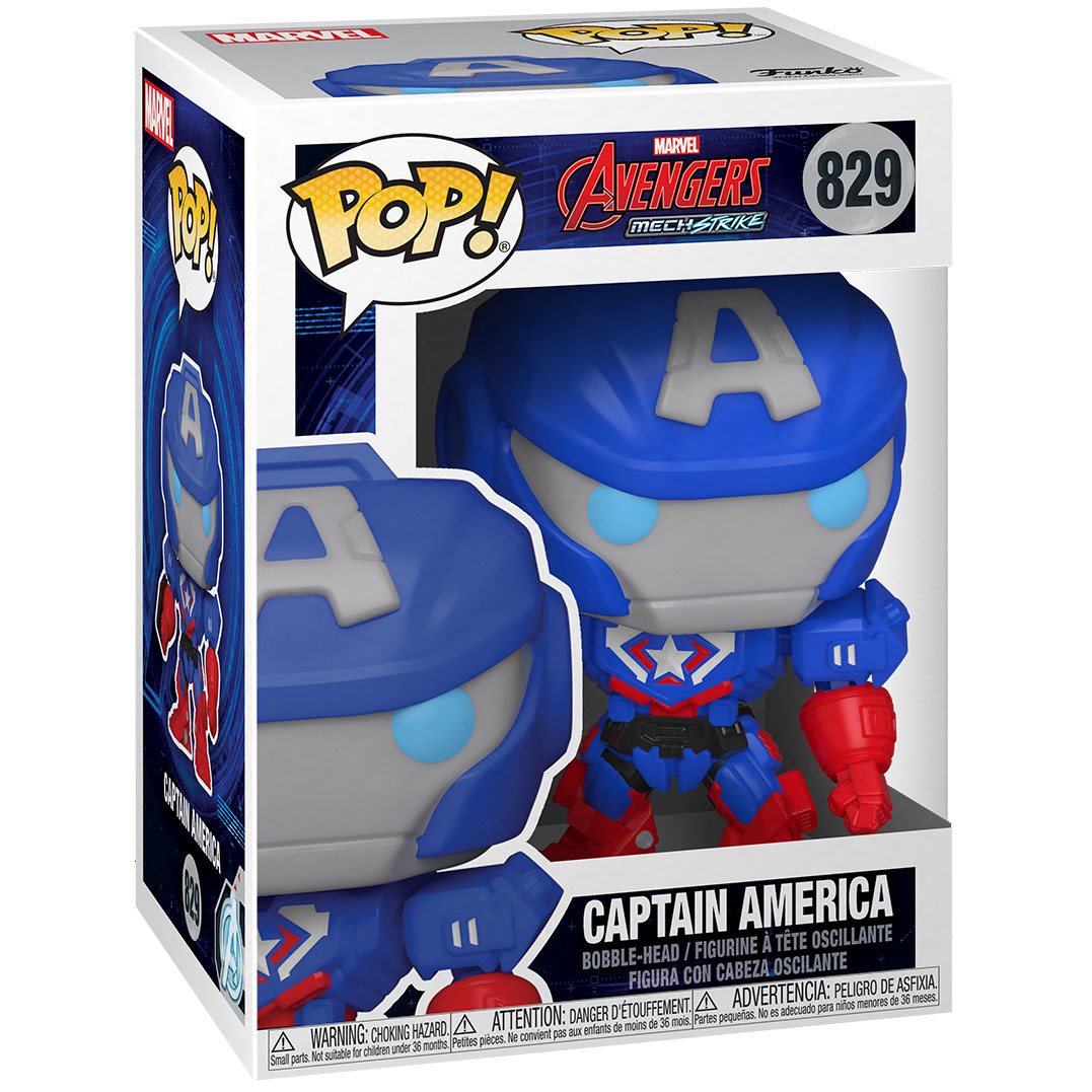 Captain America 829 - Funko Pop! Marvel's Avengers Mech Strike