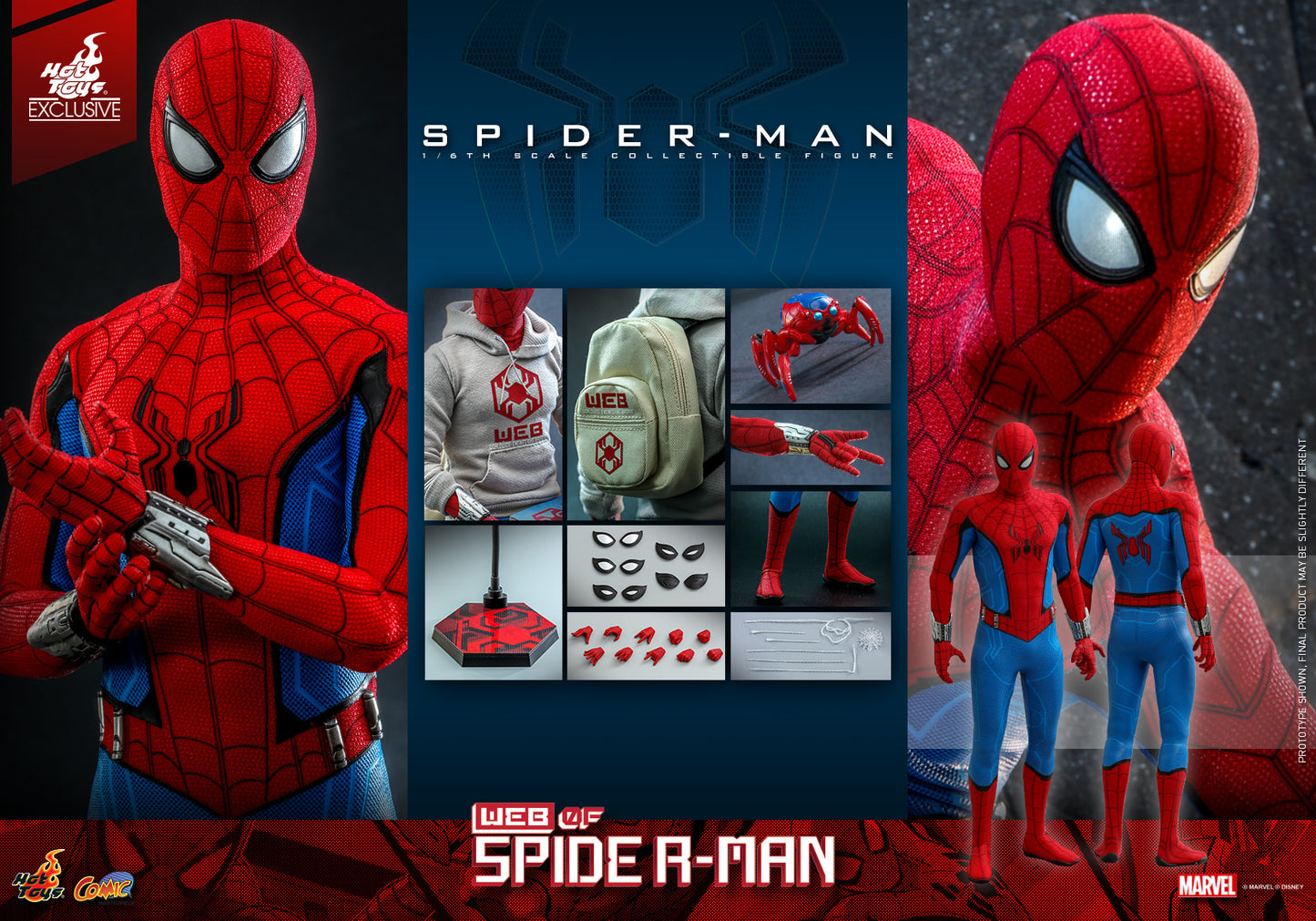 Web of Spider-Man Exclusive 1/6 - Marvel Hot Toys
