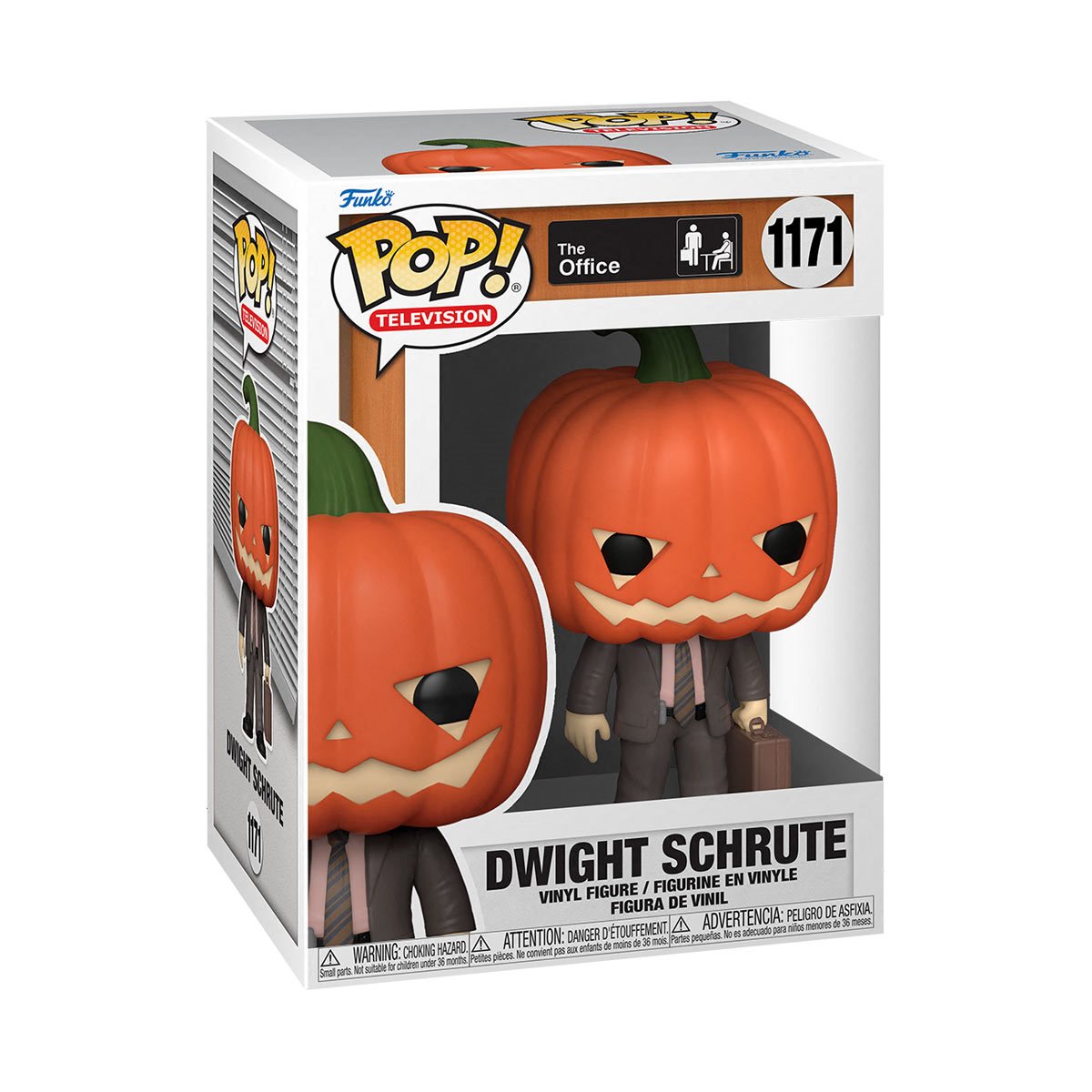 Dwight Schrute with Pumpkinhead 1171 - Funko Pop! Television