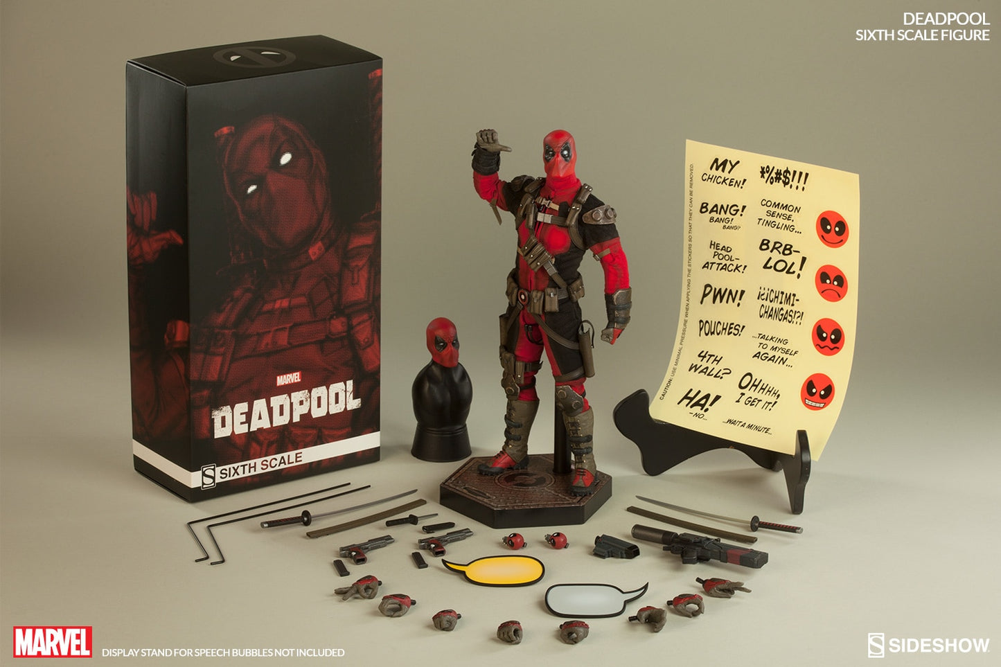 Deadpool Exclusive 1/6 - Marvel Comics Sideshow