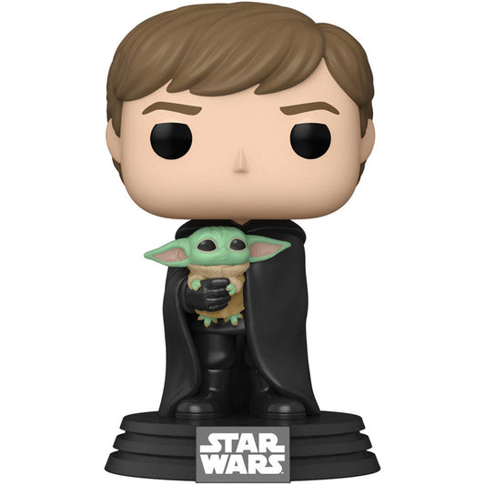 Luke Skywalker with Grogu 482 - Funko Pop! Star Wars: The Mandalorian