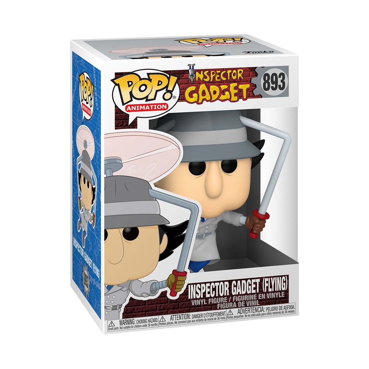 Inspector Gadget Flying 893 - Funko Pop! Animation