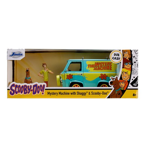 Mystery Machine with Shaggy and Scooby-Doo - Scooby-Doo Jada Die-Cast