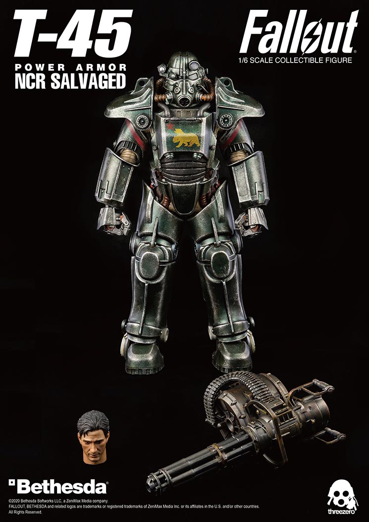 T-45 NCR Salvaged Power Armor 1/6 - Fallout Threezero