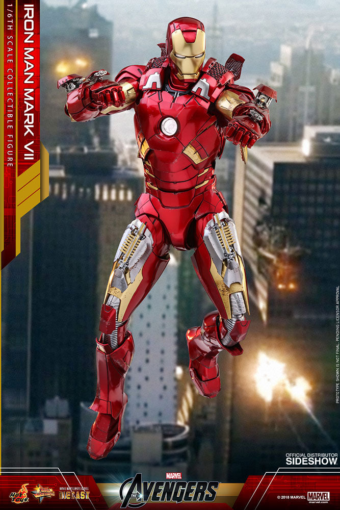 Iron Man Mark VII 1/6 - Avengers Hot Toys Die-Cast Metal