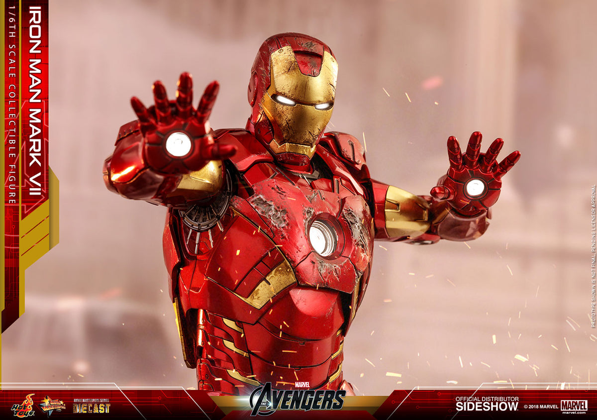 Iron Man Mark VII 1/6 - Avengers Hot Toys Die-Cast Metal