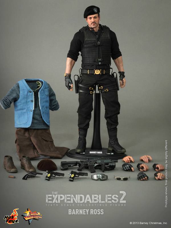 Barney Ross 1/6 - The Expendables 2 Hot Toys