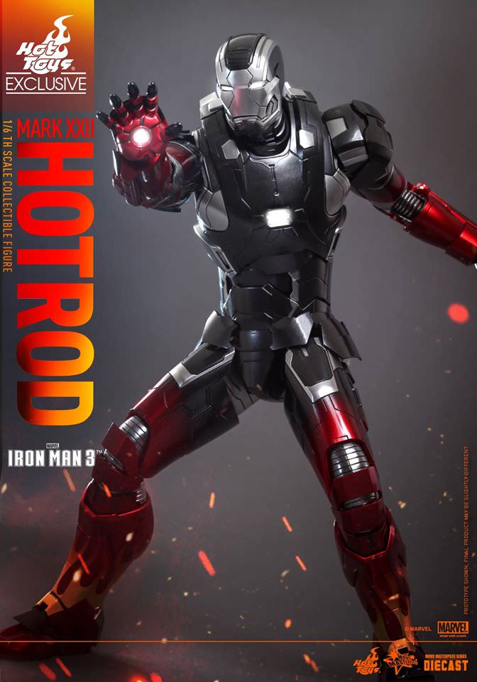 Iron Man Mark XXII Hot Rod Exclusive 1/6 - Iron Man 3 Hot Toys