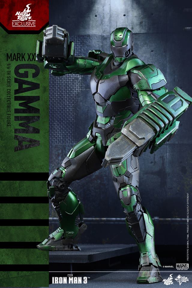 Iron Man Mark XXVI Gamma Exclusive 1/6 - Iron Man 3 Hot Toys