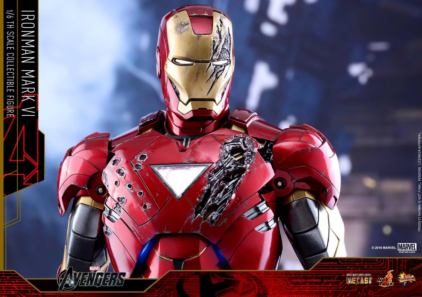 Iron Man Mark VI S.E 1/6 - Avengers Hot Toys Die-Cast Metal