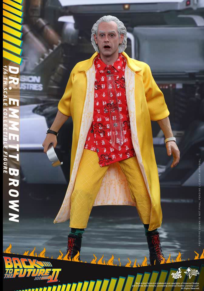 Dr. Emmet Brown 1/6 - Back to the Future Part II Hot Toys