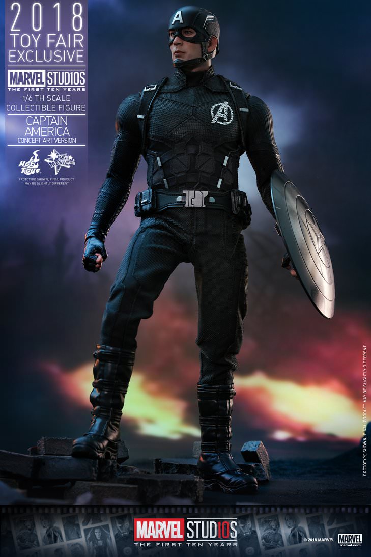 Captain America Concept Art 1/6 - Marvel Studios: The First Ten Years Hot Toys