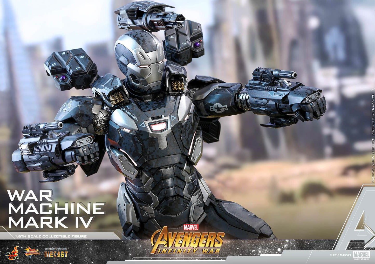 War Machine Mark IV S.E 1/6 - Avengers: Infinity War Hot Toys