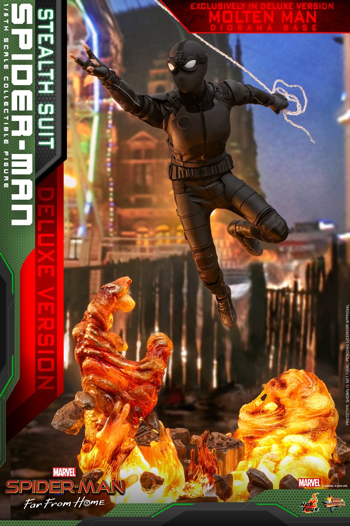 Spider-Man Stealth Suit Deluxe 1/6 - Spider-Man: Far From Home Hot Toys