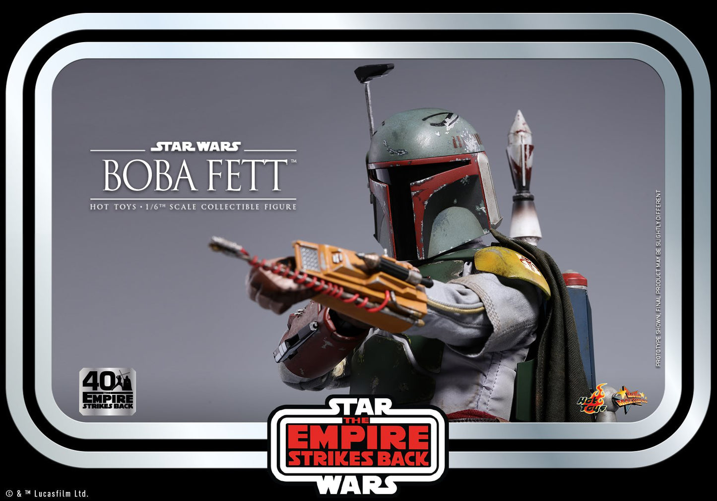 Boba Fett 40th Anniversary 1/6 - Star Wars: The Empire Strikes Back Hot Toys