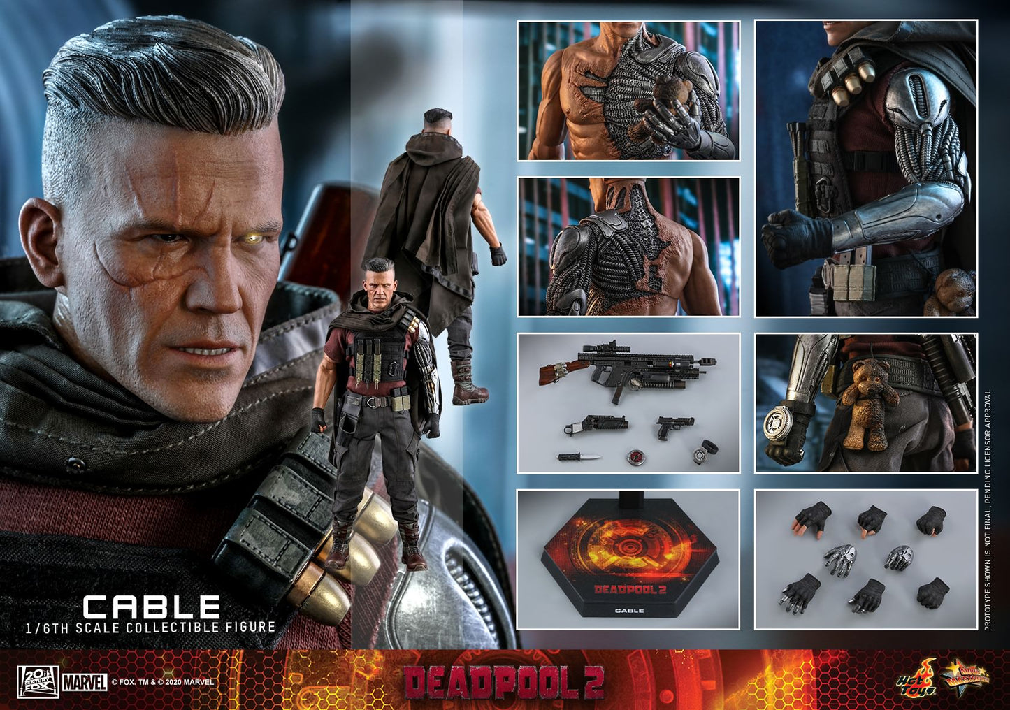 Cable 1/6 - Deadpool 2 Hot Toys