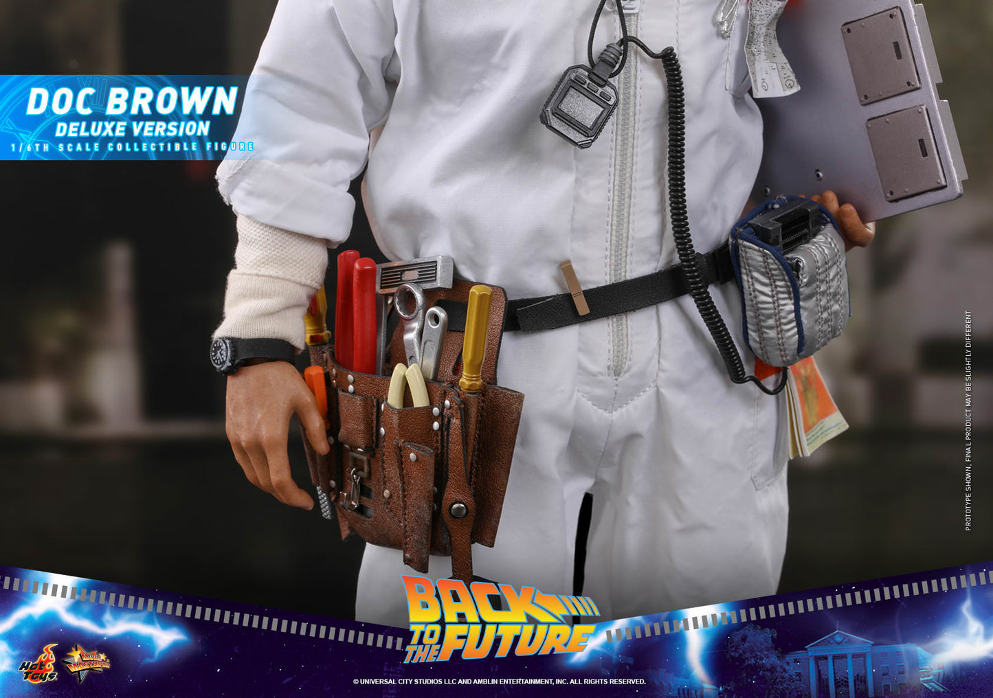 Dr. Emmet Brown Deluxe 1/6 - Back to the Future Part I Hot Toys