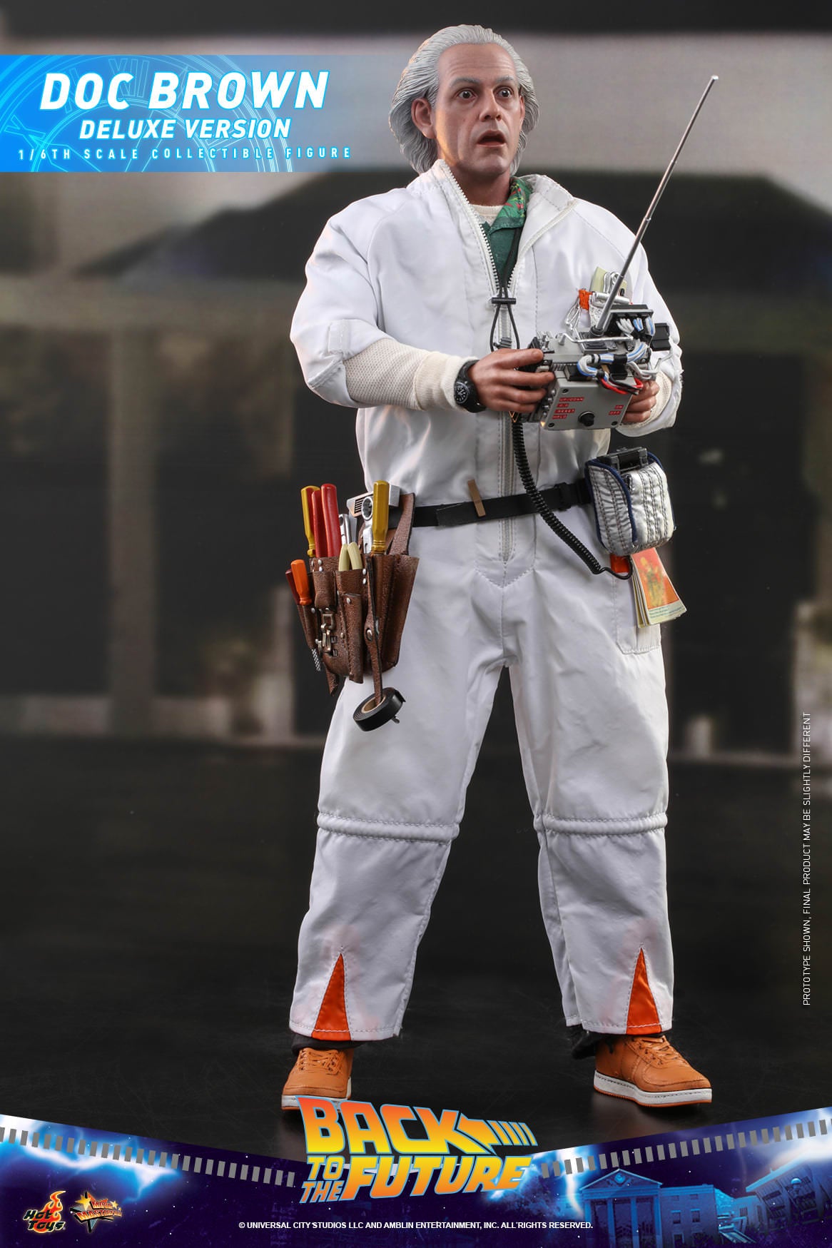 Dr. Emmet Brown Deluxe 1/6 - Back to the Future Part I Hot Toys