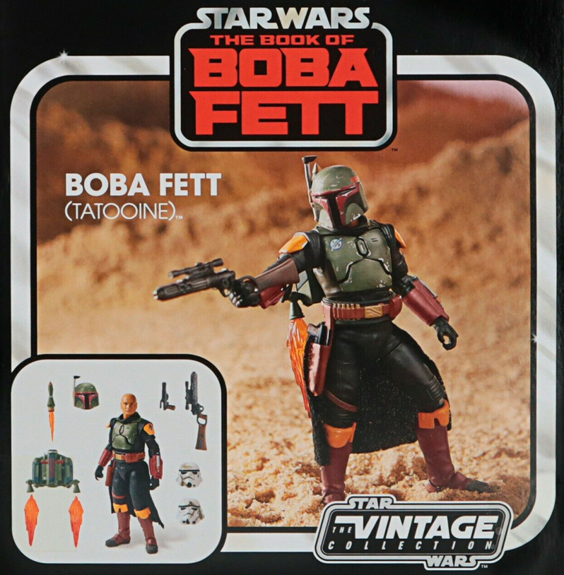 Boba Fett (Tatooine) Deluxe - Star Wars: The Book of Boba Fett Hasbro Vintage