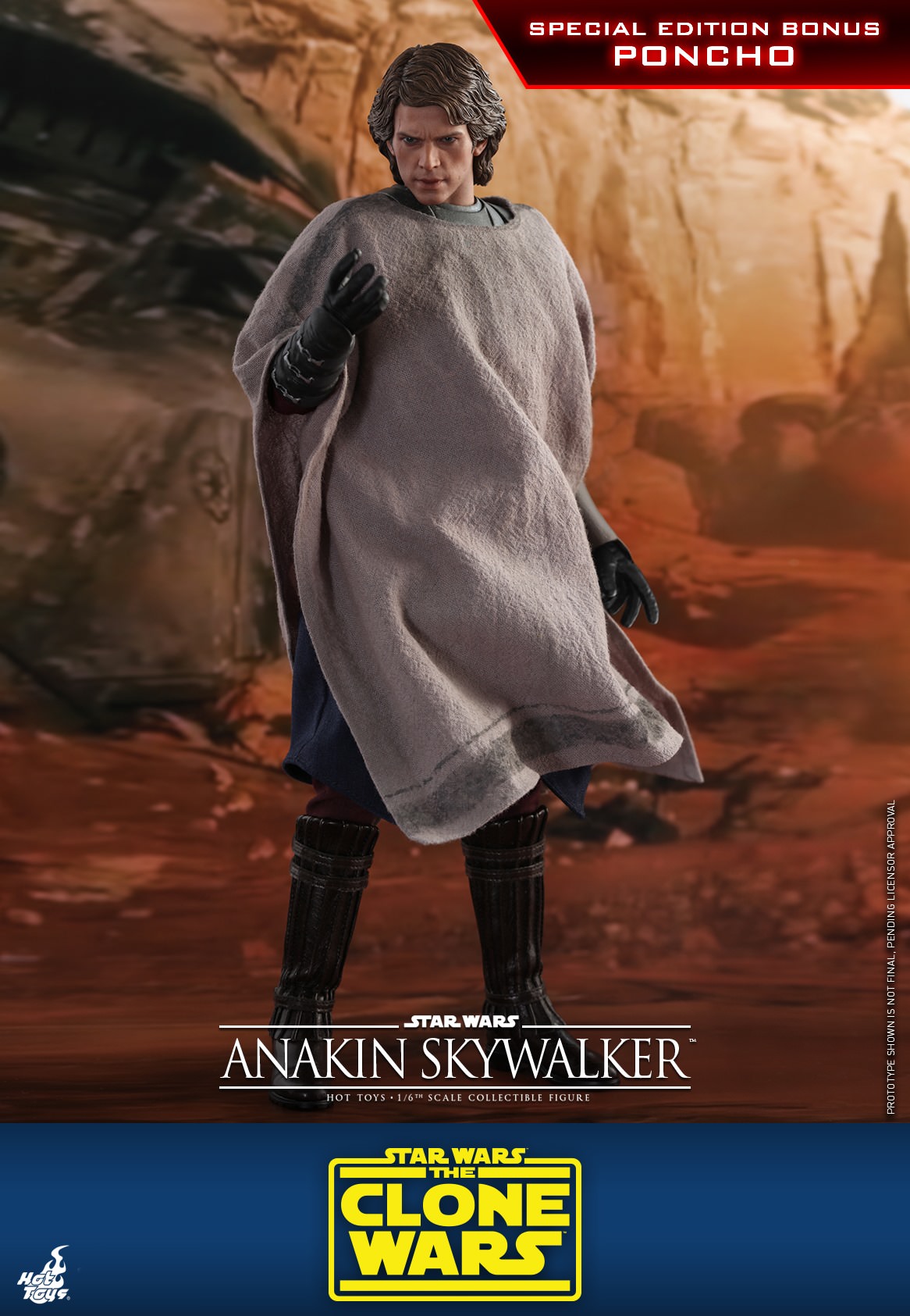 Anakin Skywalker S.E 1/6 - Star Wars: The Clone Wars Hot Toys