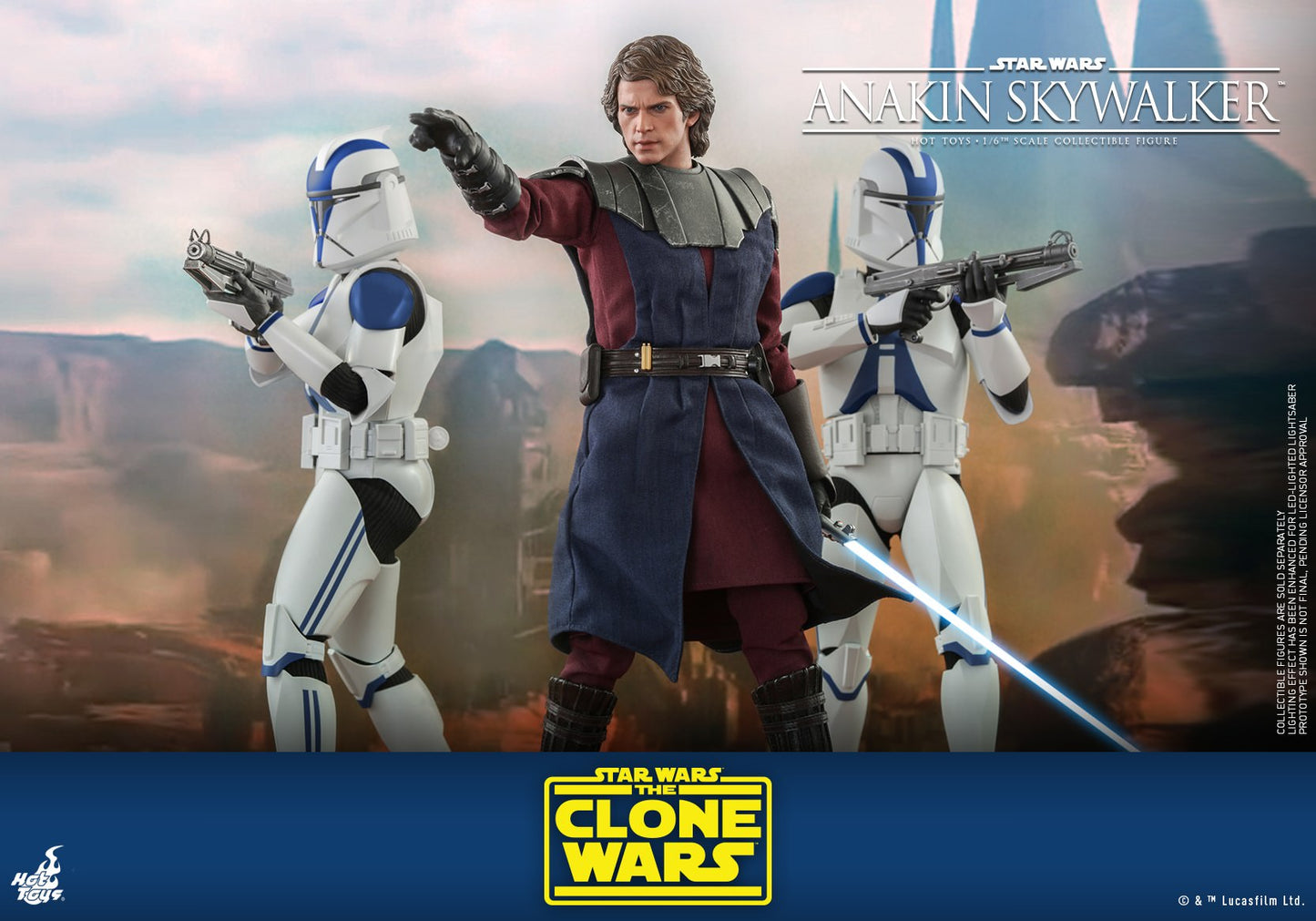 Anakin Skywalker 1/6 - Star Wars: The Clone Wars Hot Toys