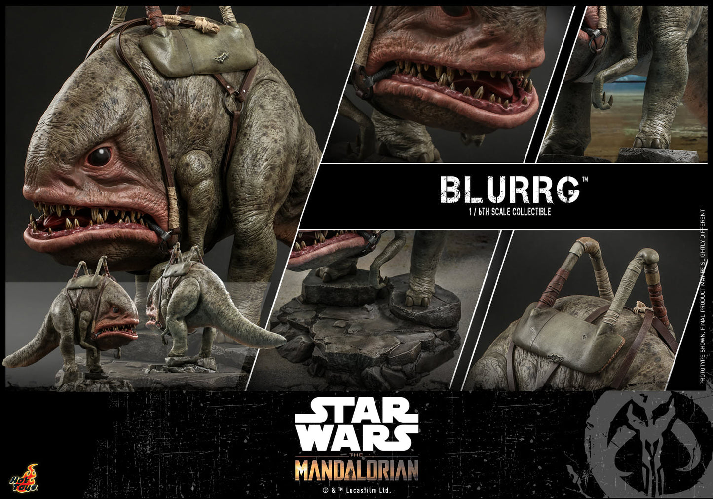 Blurrg 1/6 - Star Wars: The Mandalorian Hot Toys