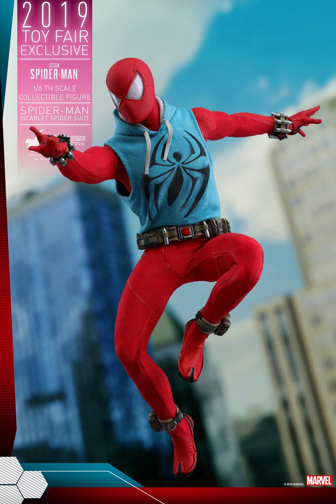 Spider-Man Scarlet Spider Suit 1/6 - Marvel's Spider-Man Hot Toys