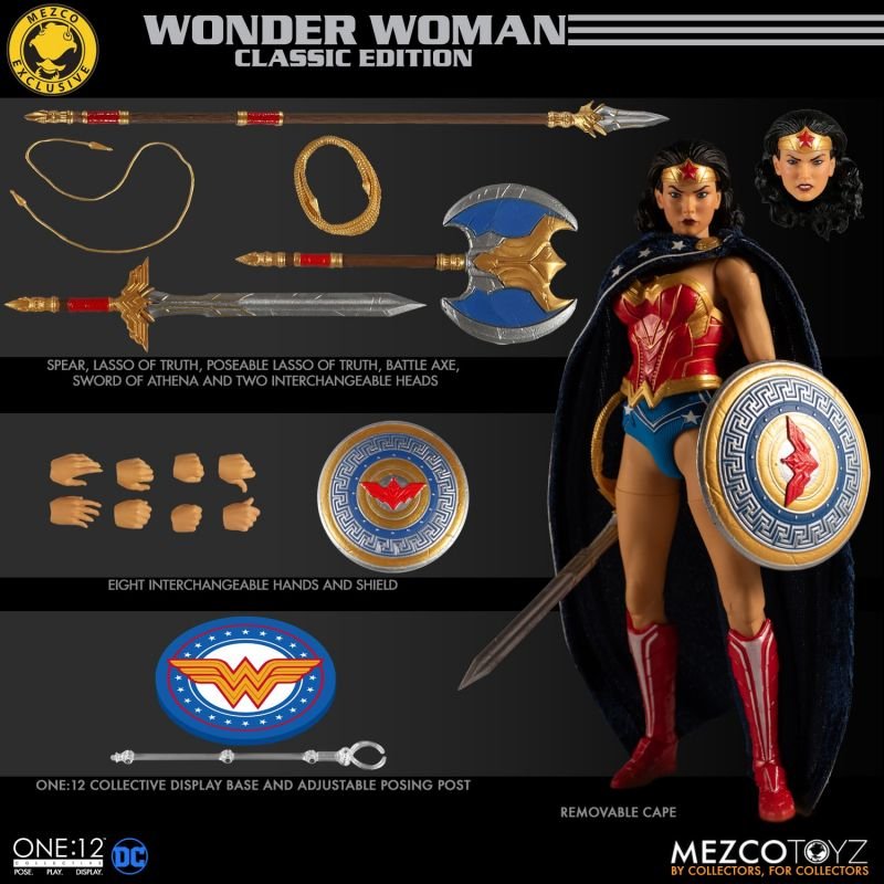Wonder Woman Classic One:12 Deluxe - DC Comics Mezco Toyz