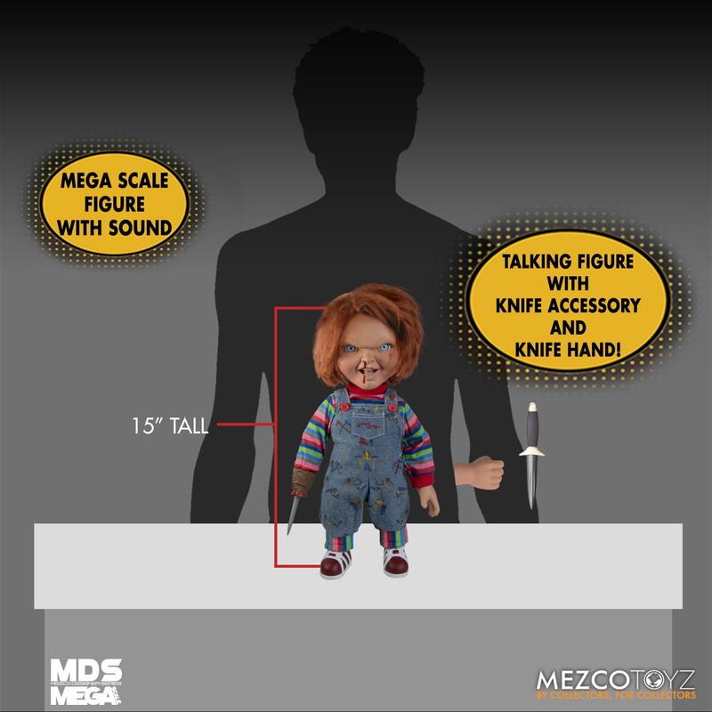 Menacing Chucky Mega Doll - Child's Play 2 Mezco Toyz